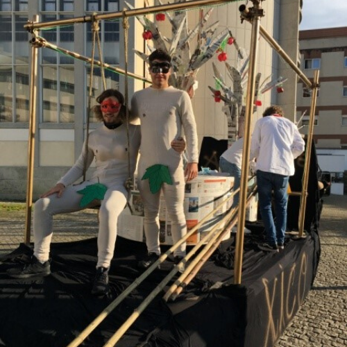 Festas Nicolinas - Carro das maçãzinhas 